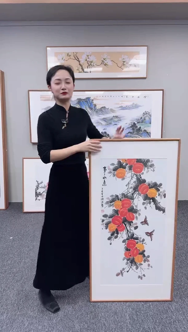 国画事事如意120*60