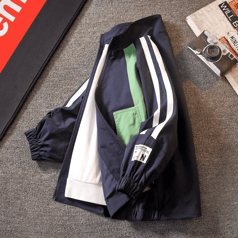 【25新款】男童外套春秋款儿童春装中大童春外套薄款春季冲锋衣科学