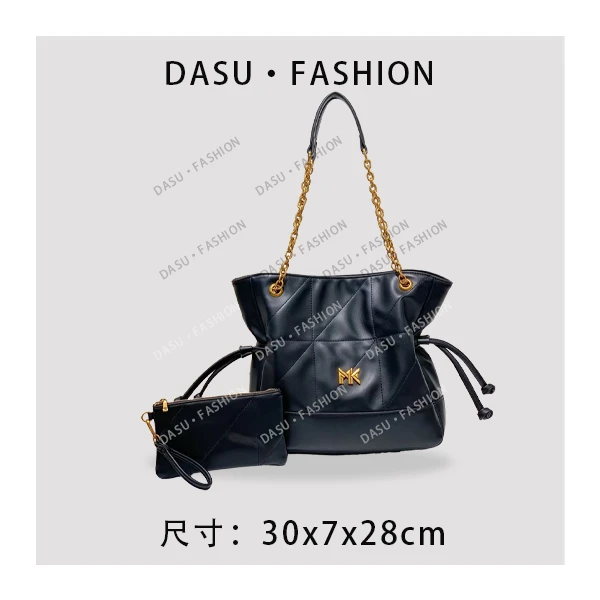 【苏总专属】FES-5168-黑色女士时尚潮流气质小众腋下包斜挎包