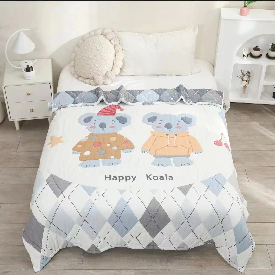 专享【京かわ会社】纯棉泡芙被120*150cm 动漫考拉