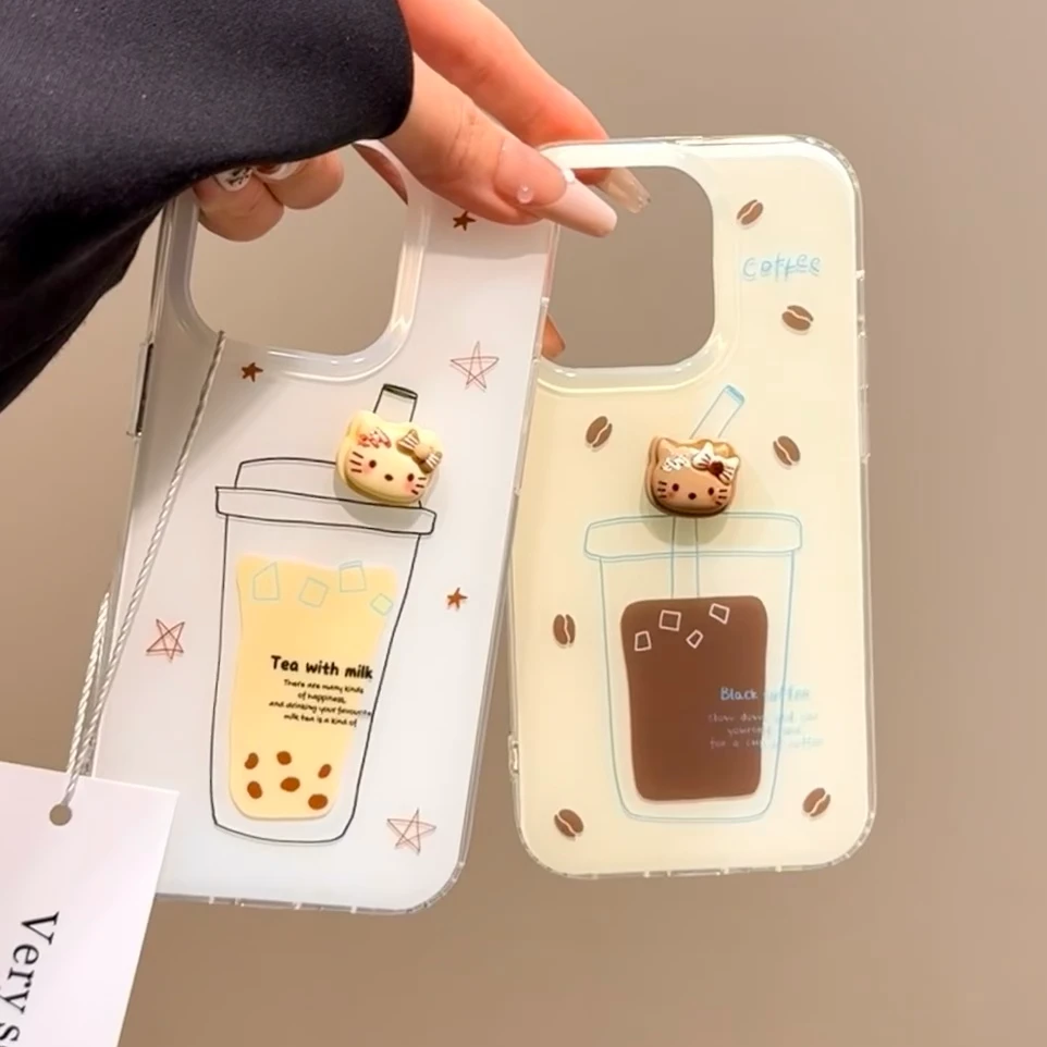 奶茶星星适用苹果华为vivo小米oppo女款iphone15/16/14荣耀壳