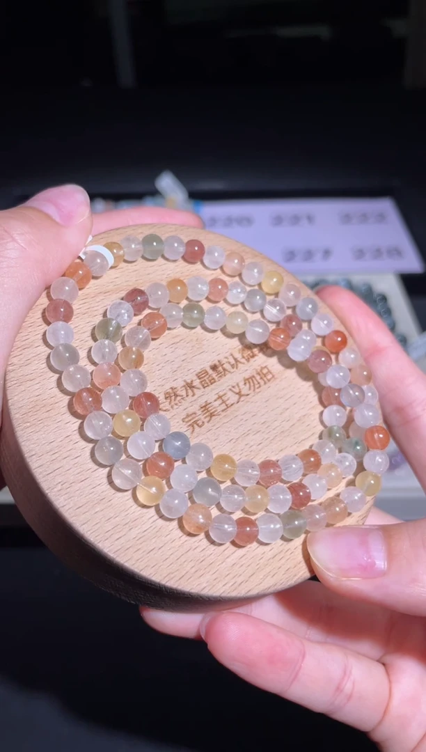 水晶手链未镶嵌220号多样性发货一Q 5m±