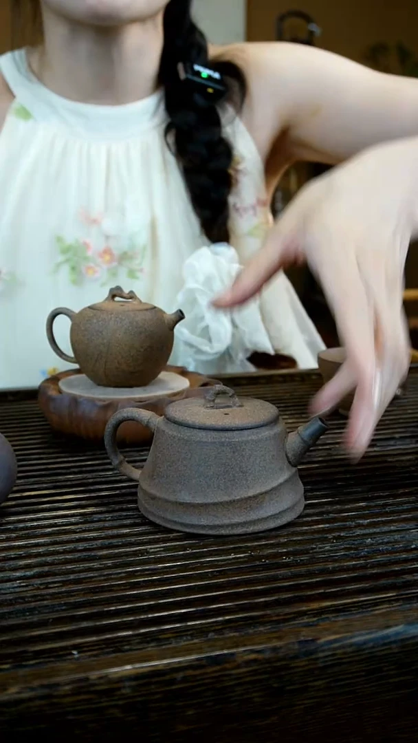 静悟斋品牌专属  黄泥段风竹石瓢