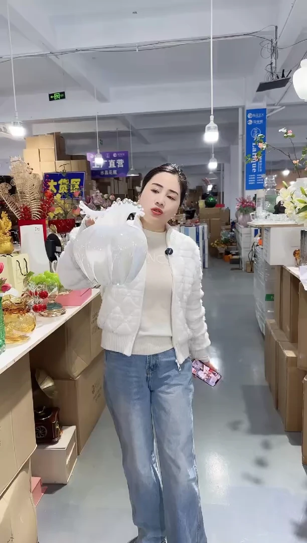 【闪购商品】玻璃安琪花瓶厂微瑕-X9TF