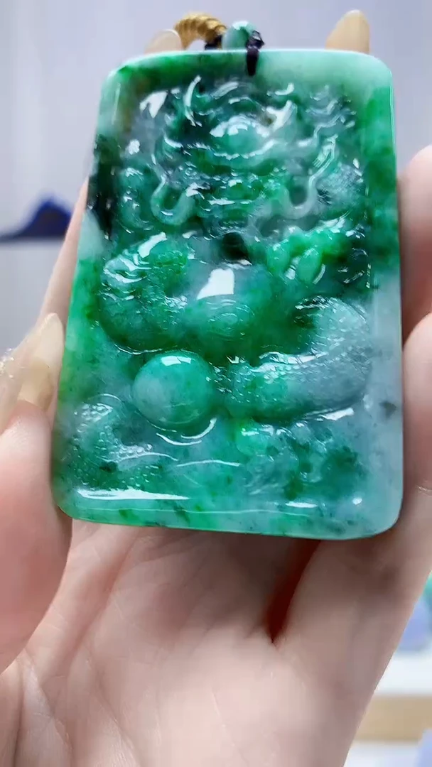 未镶嵌定制翡翠4852DD-毛货挂件20