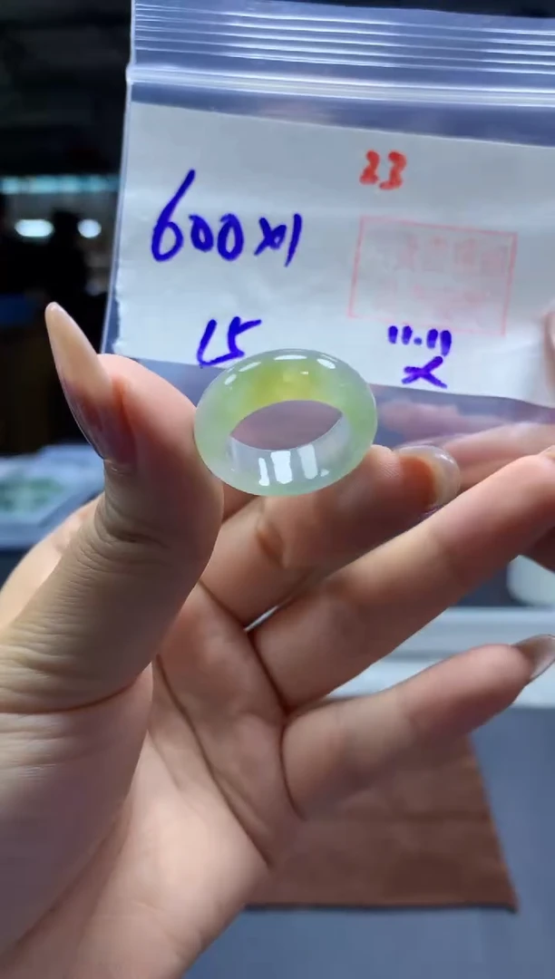 未镶嵌定制翡翠戒圈#600元-毛货需精细抛光