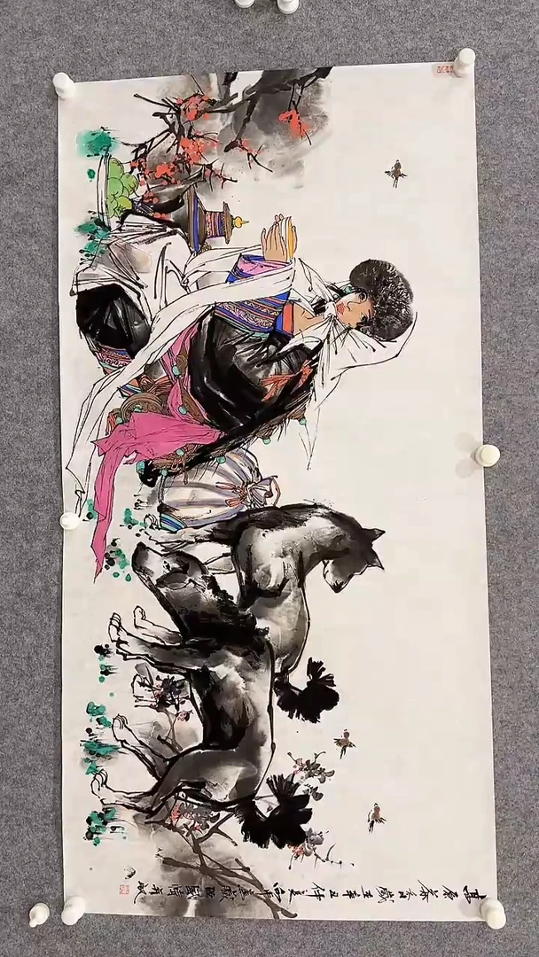 国画刘向平-8平尺-国画作品