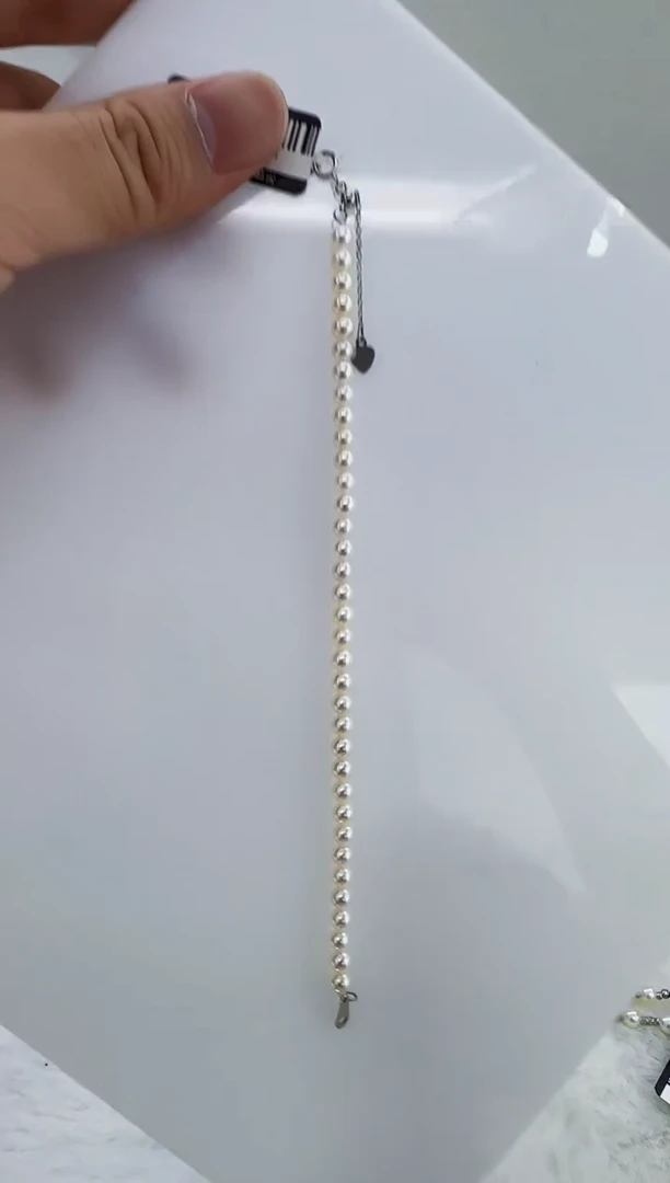 未镶嵌淡水珍珠DA珍珠手链4-5 b632