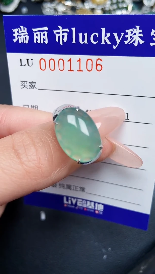 【闪购商品】翡翠颈饰银S925镶嵌1106