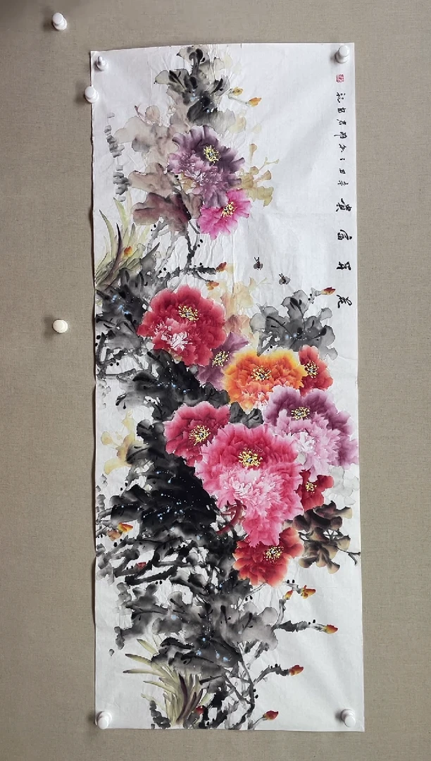 国画180*68 吴雅君吴雅君吴雅君吴雅君无证书