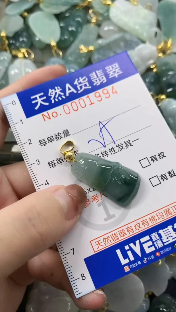 颈饰未镶嵌翡翠天然A货翡翠