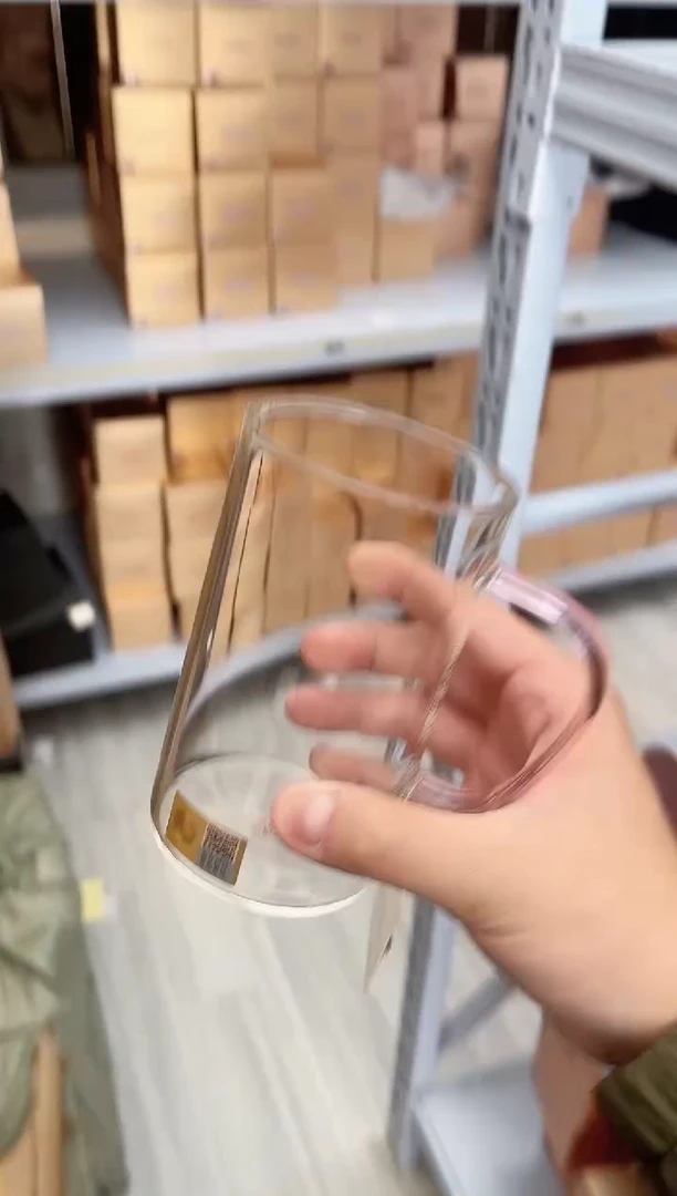 【闪购商品】晶彩/清简杯/浅粉。