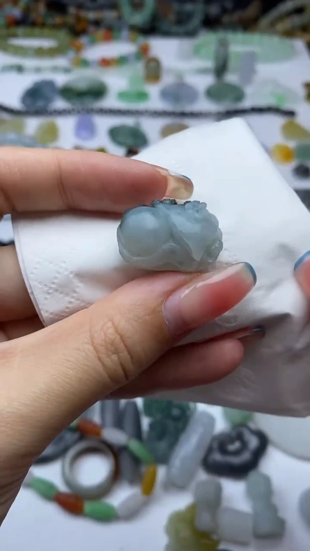 未镶嵌定制翡翠毛货定制不退不换