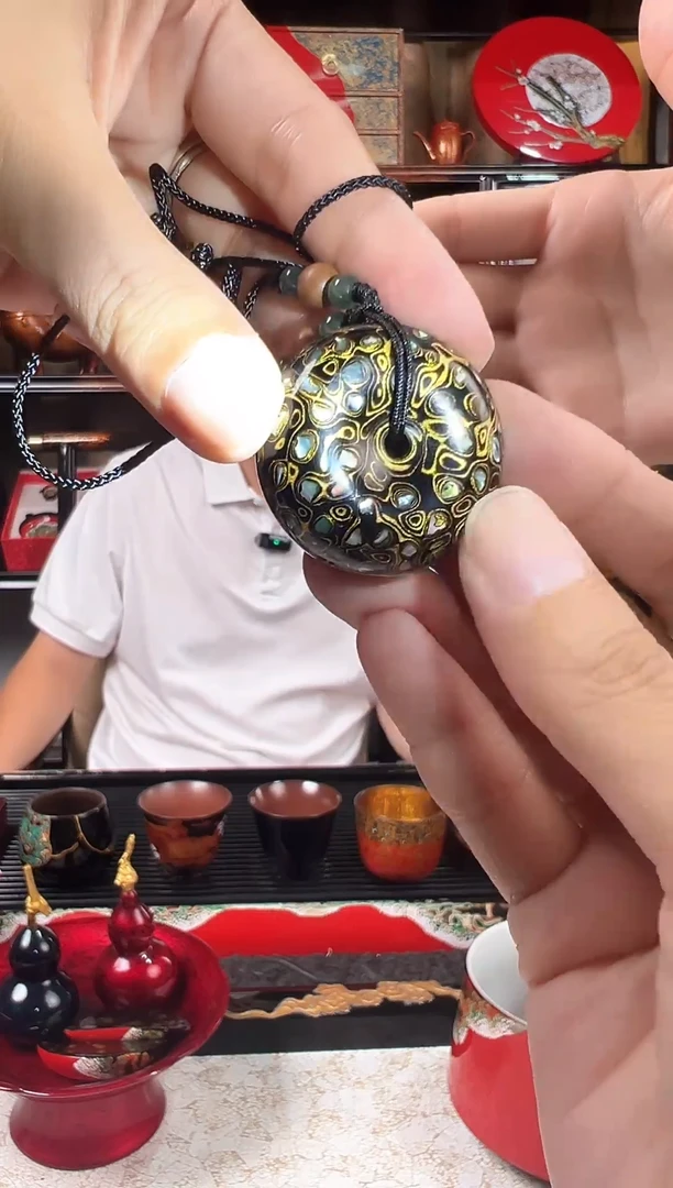 黑金平安扣非遗大漆