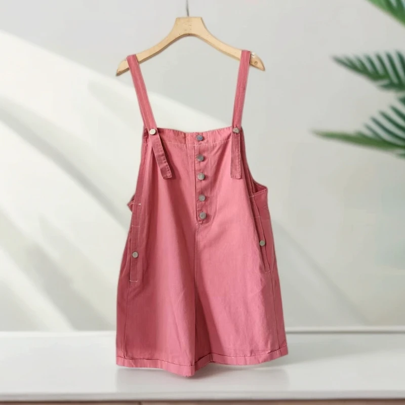 8208夏季2025新款时尚减龄背带短裤女学院风