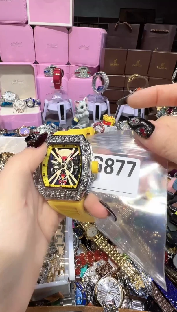 石英机芯不锈钢不锈钢直播定闪专用