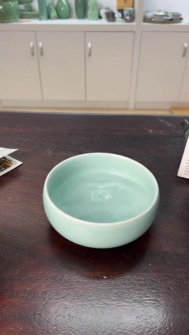 龙泉云间青瓷小米茶器