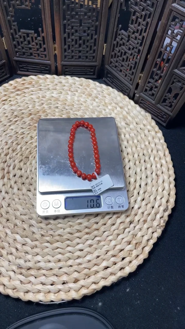 未镶嵌手串南红玛瑙手串6mm