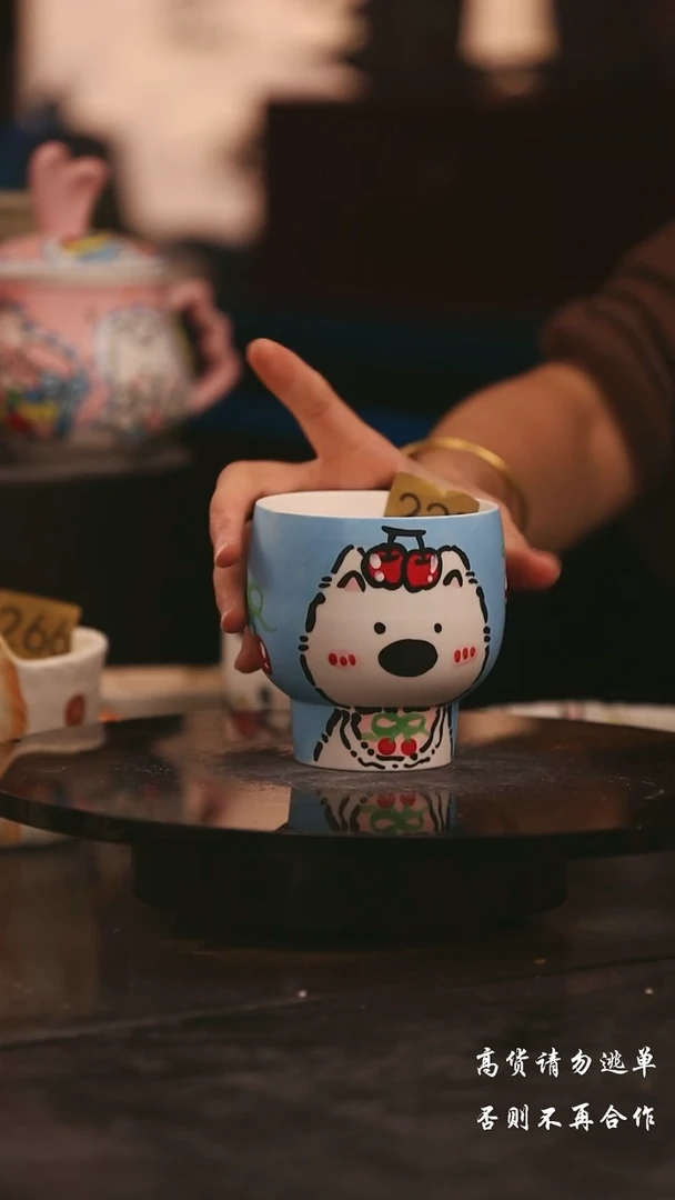 陶瓷景德镇可爱设计师款陶瓷
