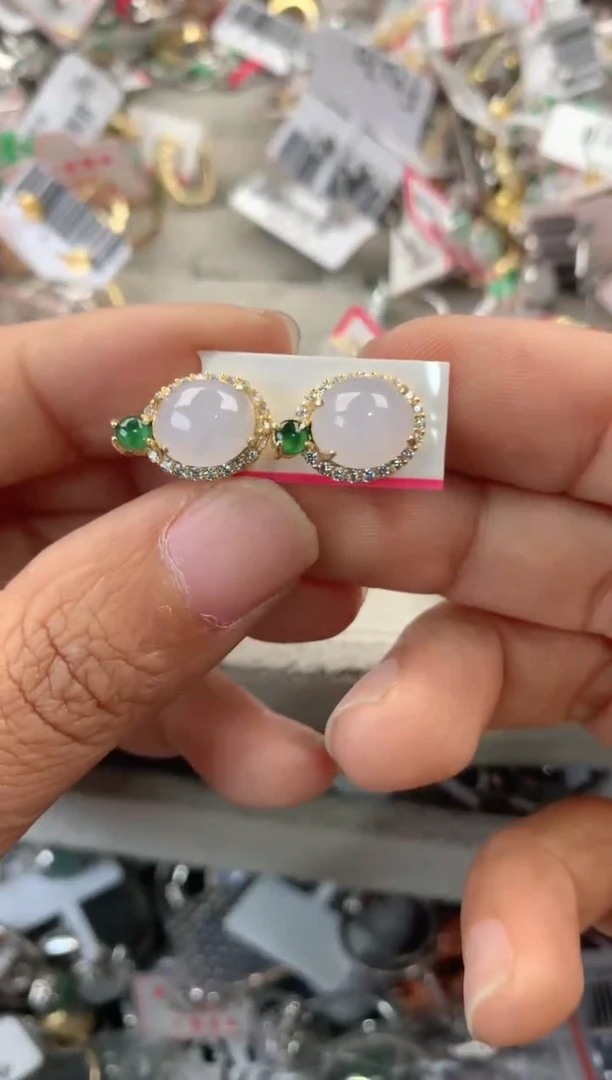 银S925镶嵌戒指翡翠777            9