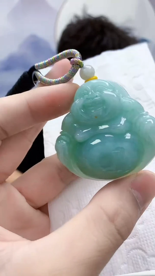 未镶嵌定制翡翠 4688bb-毛货挂件19