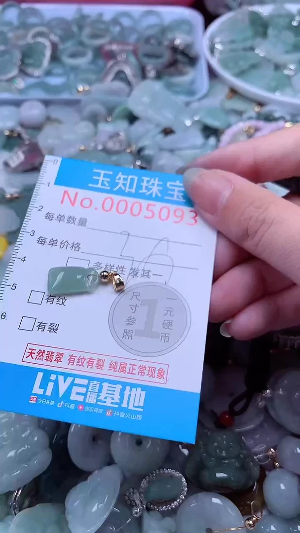 翡翠未镶嵌吊坠(不含链)5093