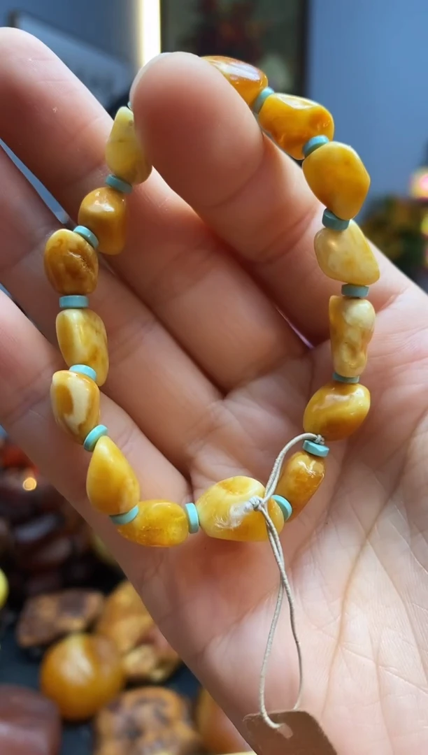 手链琥珀未镶嵌手串