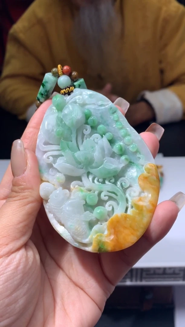 颈饰未镶嵌翡翠天然翡翠A货62