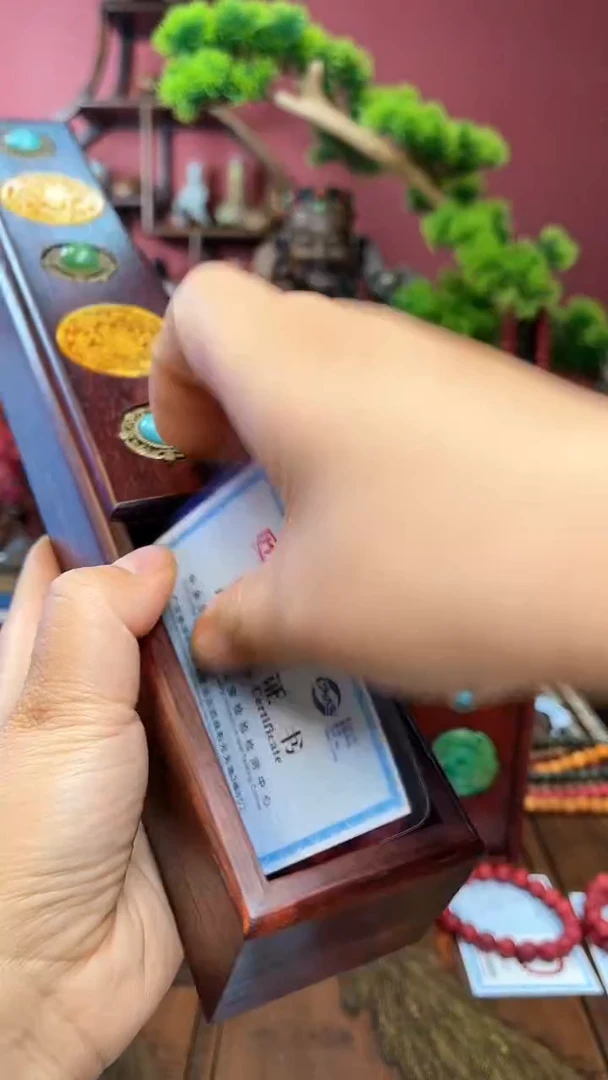 【闪购商品】木中之❤王妍妍批发3-红多圆0.8-木盒