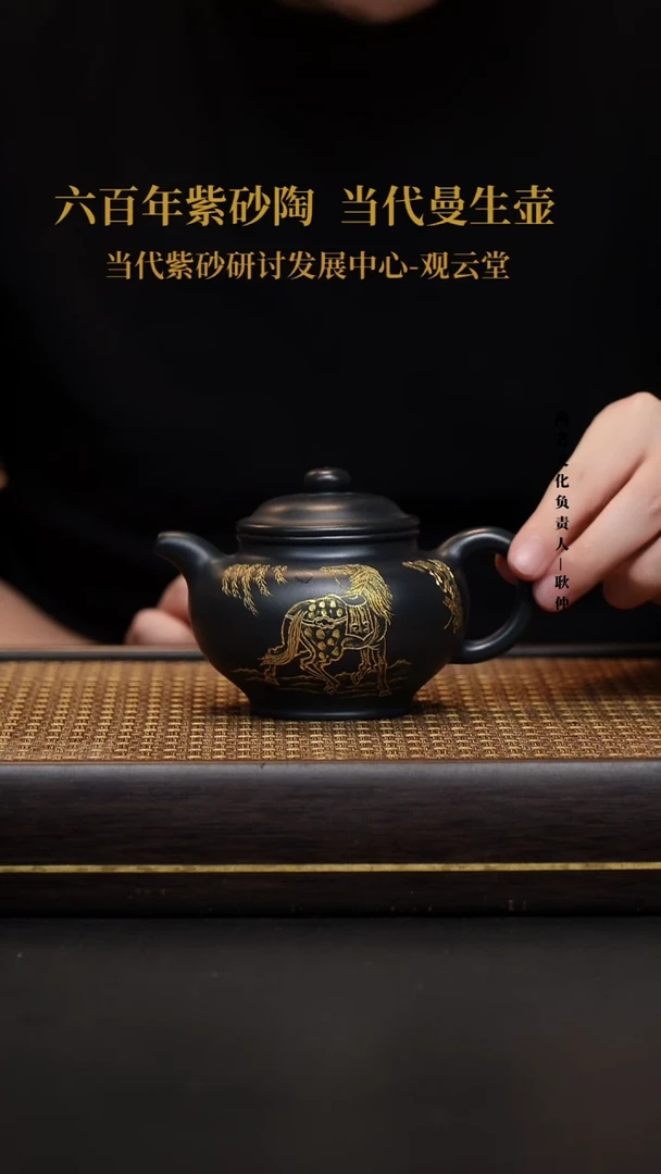 茶壶紫砂紫砂茶壶 兰色妖姬 掇只