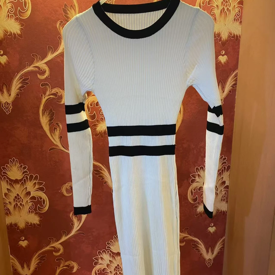 B-0110连衣裙长袖休闲夏季