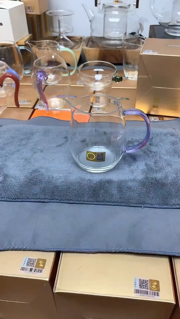 禾器澄然茶海浅紫色无原盒
