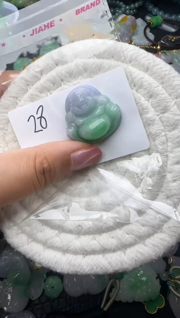颈饰未镶嵌翡翠缅甸翡翠吊坠