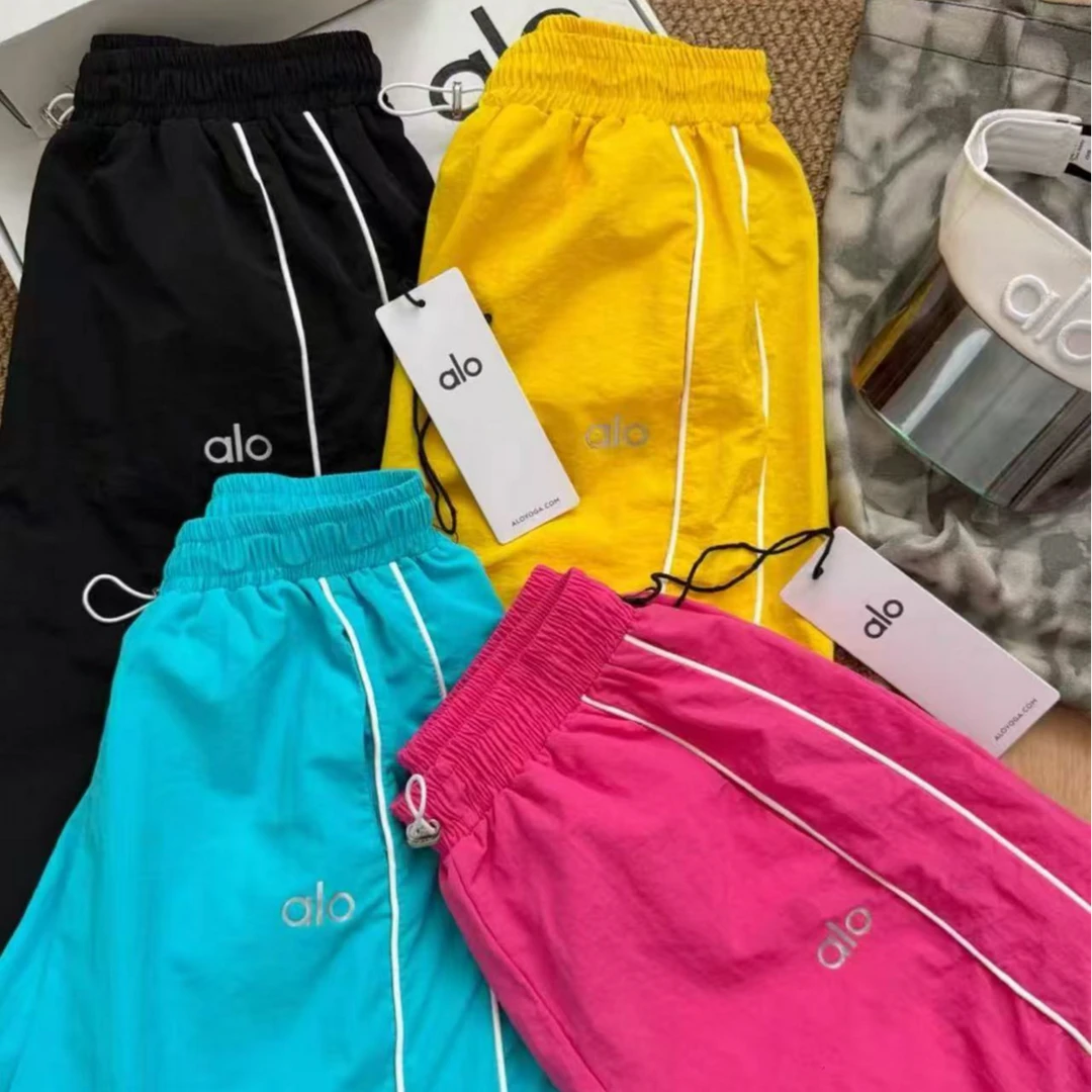 【现货+运费险】多巴胺色系运动显瘦百搭宽松防晒直筒裤阔腿休闲裤