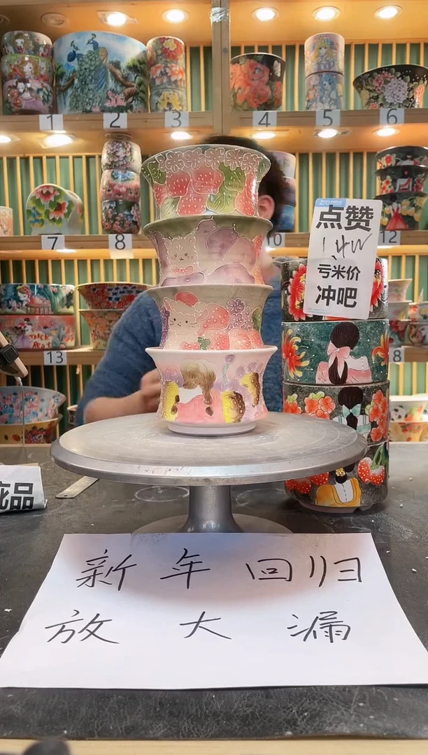 【闪购商品】瓷片默认微瑕一物一拍0209-195-4个