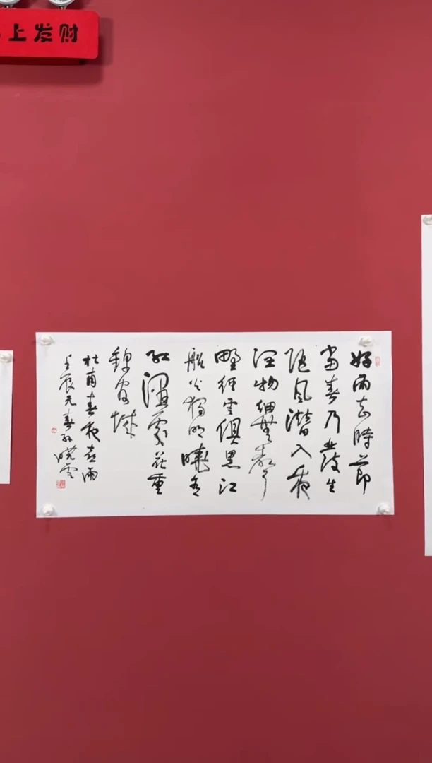 书法好雨知时节书法11