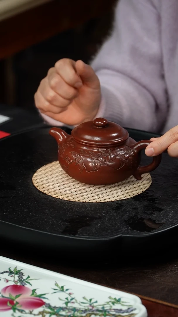 茶壶紫砂惠慧 仿古90 紫袍玉砂 230毫升