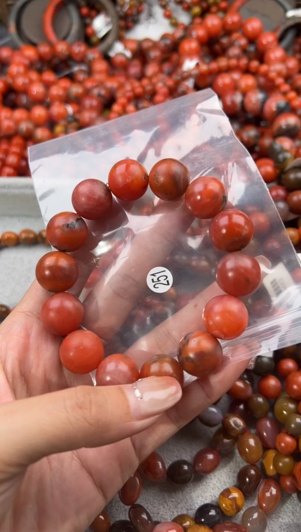 未镶嵌手串南红玛瑙16+