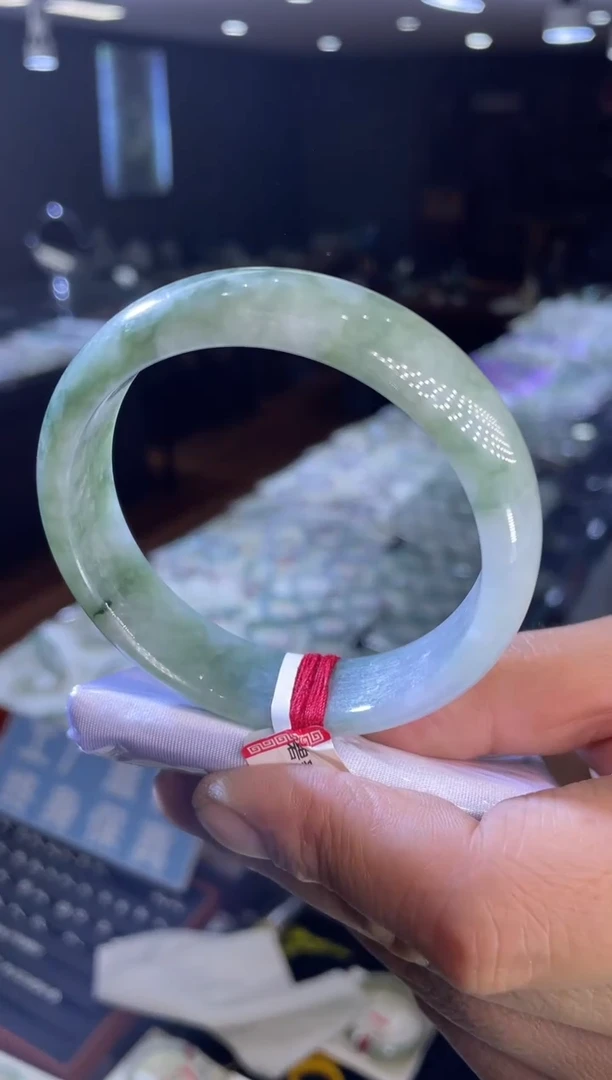 未镶嵌手镯翡翠正圈58