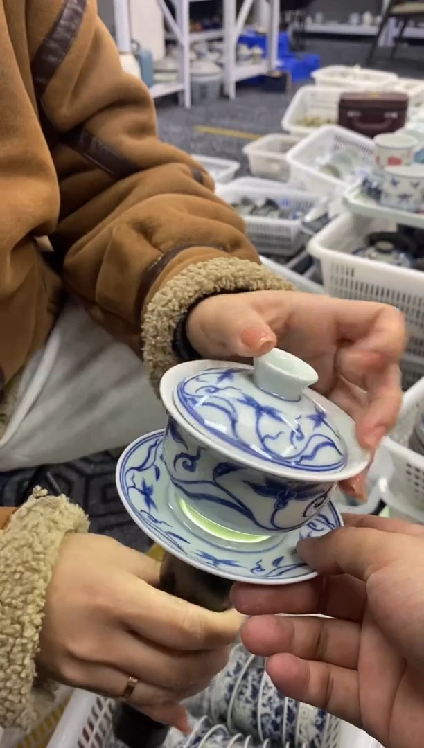 摆件陶景德陶瓷茶具容量约150