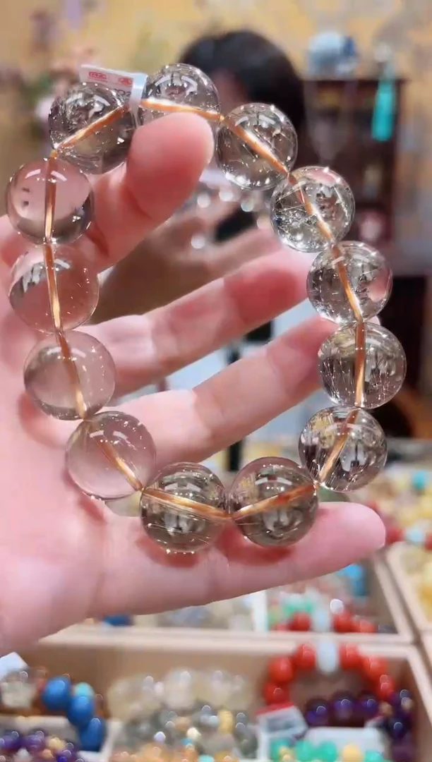 未镶嵌手串水晶设计款珠串16.8