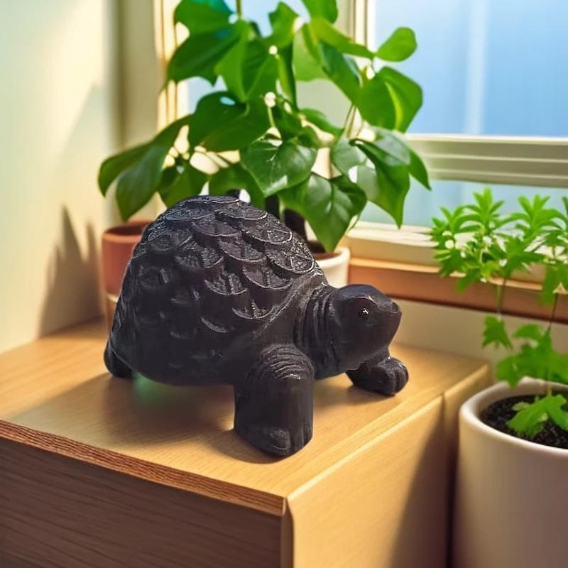 宜兴紫砂手工茶宠茶室茶玩桌上摆件钱龟龟 茶室茶具茶摆件