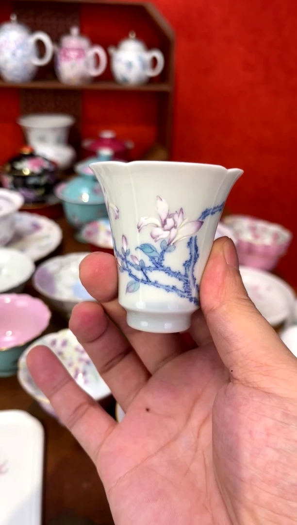 景德镇纯手绘陶瓷茶具