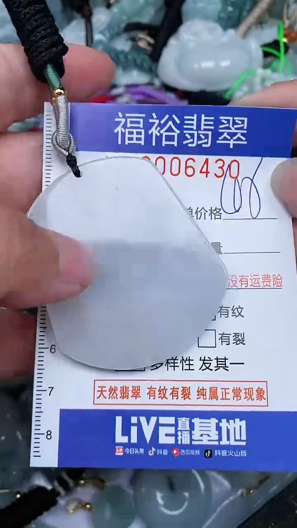 翡翠未镶嵌颈饰...0006430