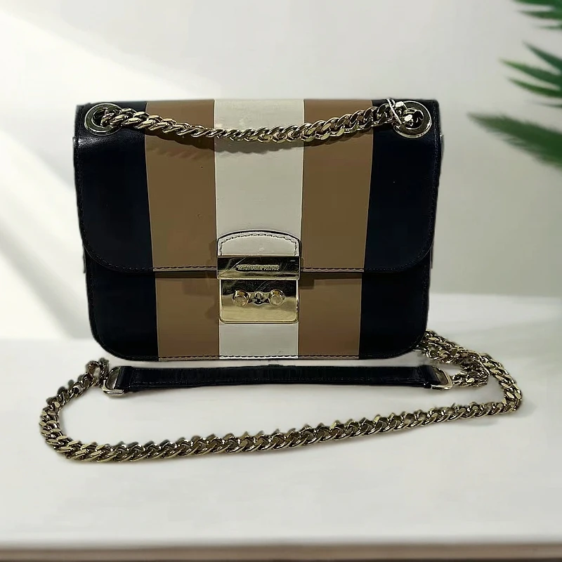 95新 MICHAEL KORS/迈克高仕 拼色信封包G24020331尺寸20*16