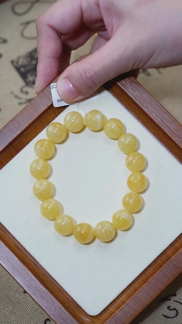 未镶嵌蜜蜡裸石手串