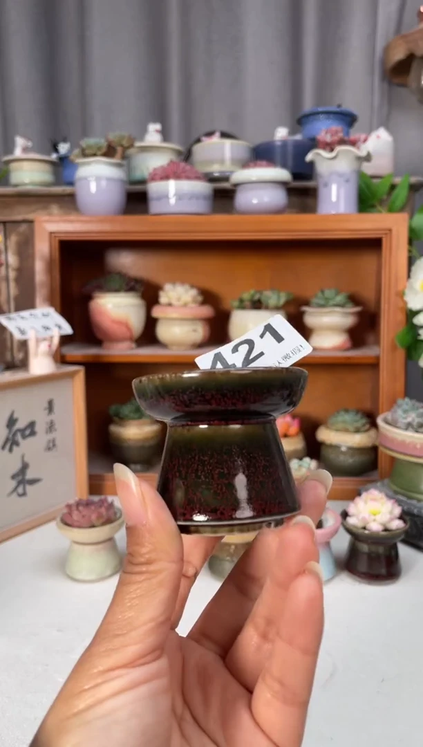 瓷片421知木小芳花盆