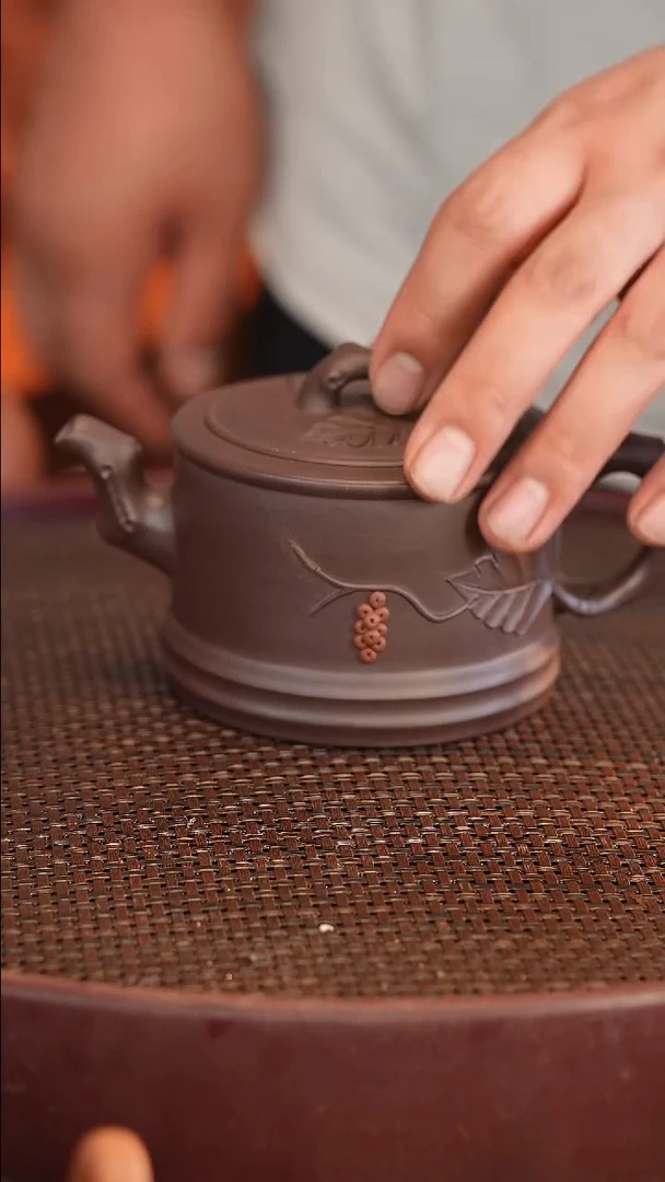 茶壶紫砂原矿手工制作