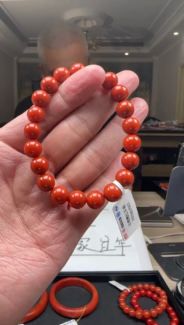 【闪购商品】南红玛瑙9mm瓦西手串圆珠未镶嵌多样性发一件