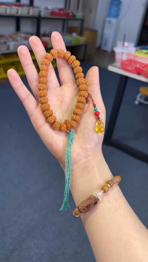 手链蜜蜡未镶嵌  11mm老树王蜜蜡【福禄】手持